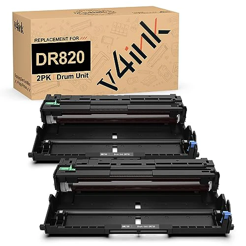 v4ink DR820 Compatible Drum Replacement for Brother DR820 DR-820 Drum Unit use with HL-L6200DW L6200DWT L5100DN L5200DWT L5200DW L6300DW MFC-L5900DW L6700DW L5800DW L5700DW DCP-L5500DN Print