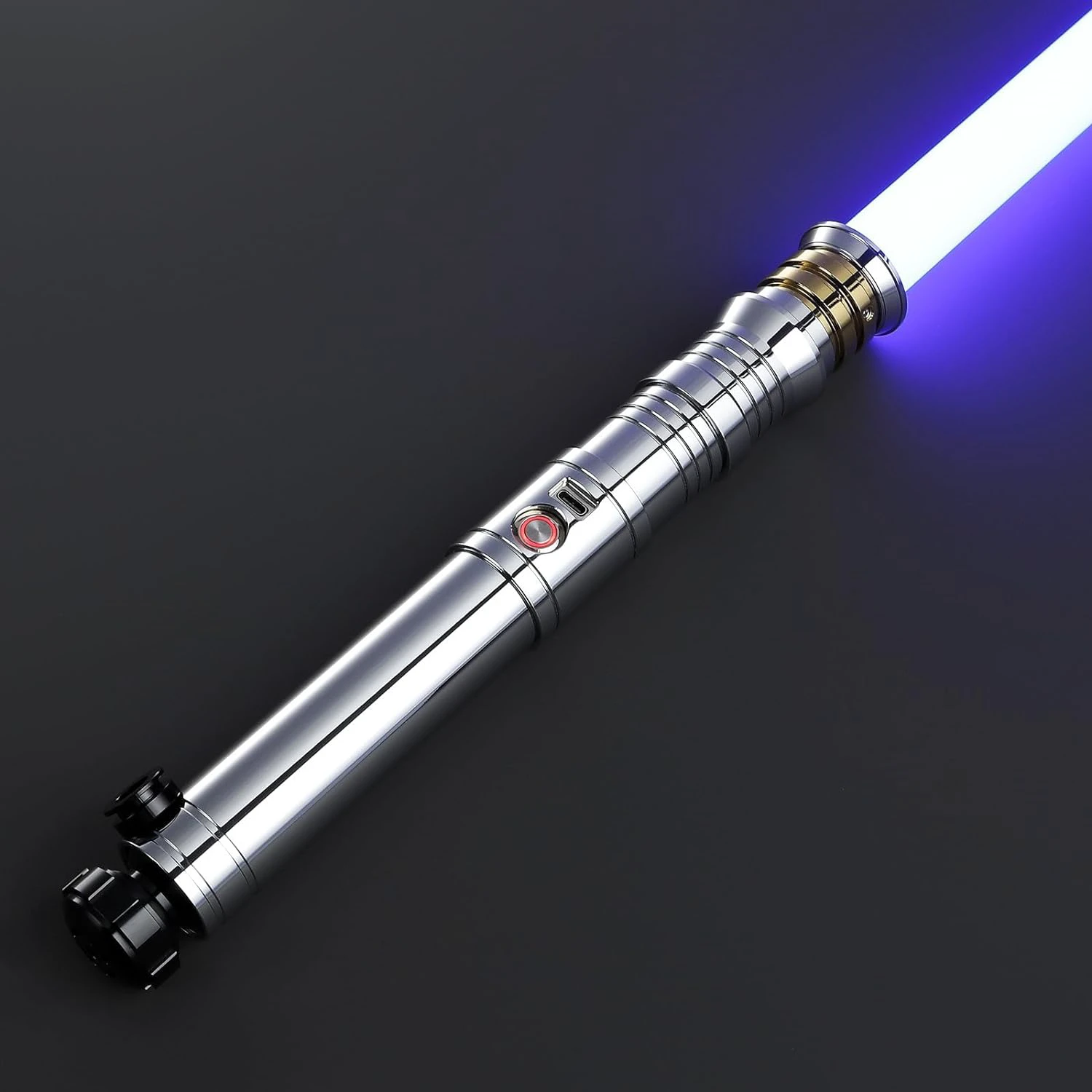 CVCBSER Pixelversion Smooth Swing Light Saber, Motion Control 34 Sound Fonts and 16 RGB Infinite Color Changing, Premium Metal Hilt Lightsaber for Adults Gift(Pixelversion-34 Fonts)