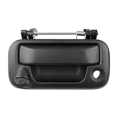 Tailgate Handle with Rear View Backup Camera Replacement for Ford F150(2005-2014), F250/F350/F450/F550(2008-2016),Pickup Rear View Parking Camera RCA Connector Wide Angle Optional Guideline