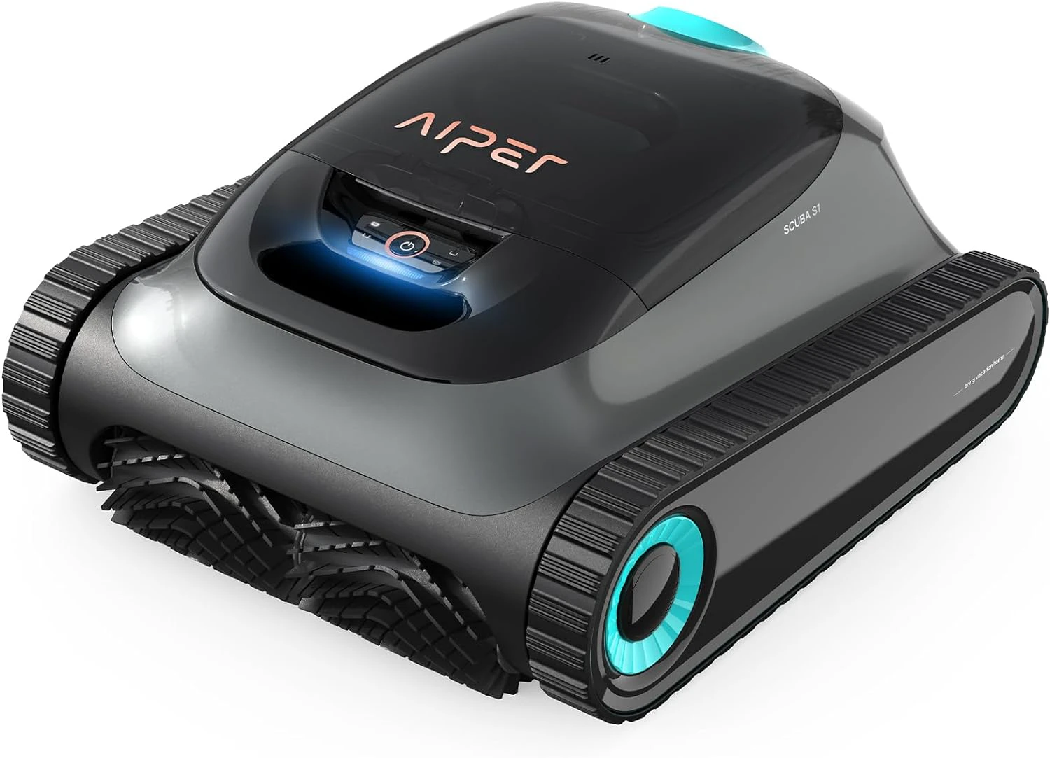 (2024 Upgrade) AIPER Scuba S1 Pool Vacuum for Inground Pools, Cordless Robotic Pool Cleaner, Wall and Waterline Cleaning, Smart Navigation, 150 min Battery Life, for Pools up to 1,600 Sq.ft