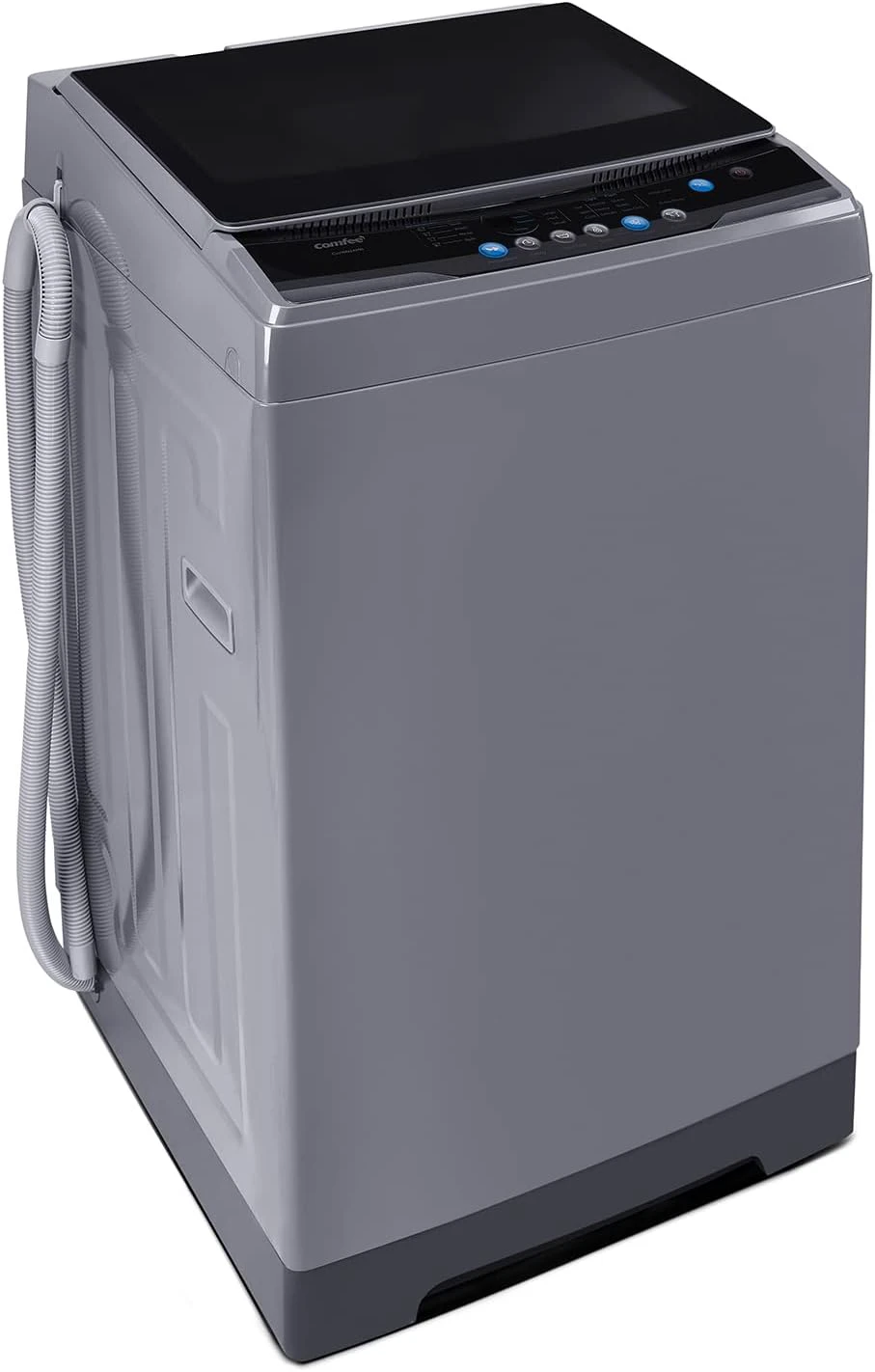 COMFEE’ 1.6 Cu.ft Portable Washing Machine, 11lbs Capacity Fully Automatic Compact Washer with Wheels, 6 Wash Programs Laundry Drain Pump, Ideal for Apartments, RV, Camping, Magnetic Gray 1.