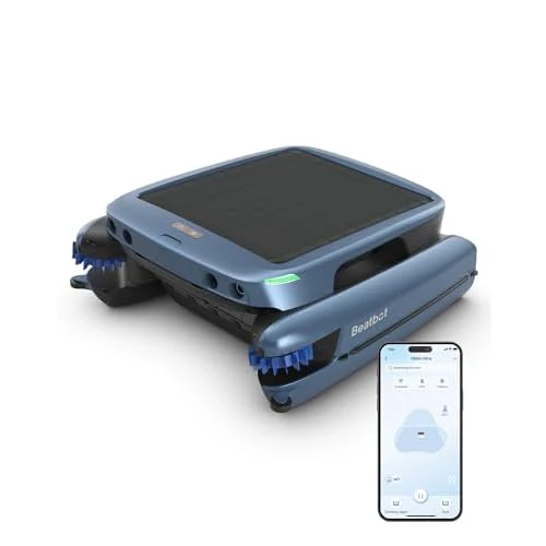 Beatbot iSkim Ultra Solar-Powered Robotic Pool Skimmer, Pool Surface Cleaning Only, Revolutionary Clearwater Clarification System, App Remote Control, S-Path Optimization, Dual-Side Brushes,