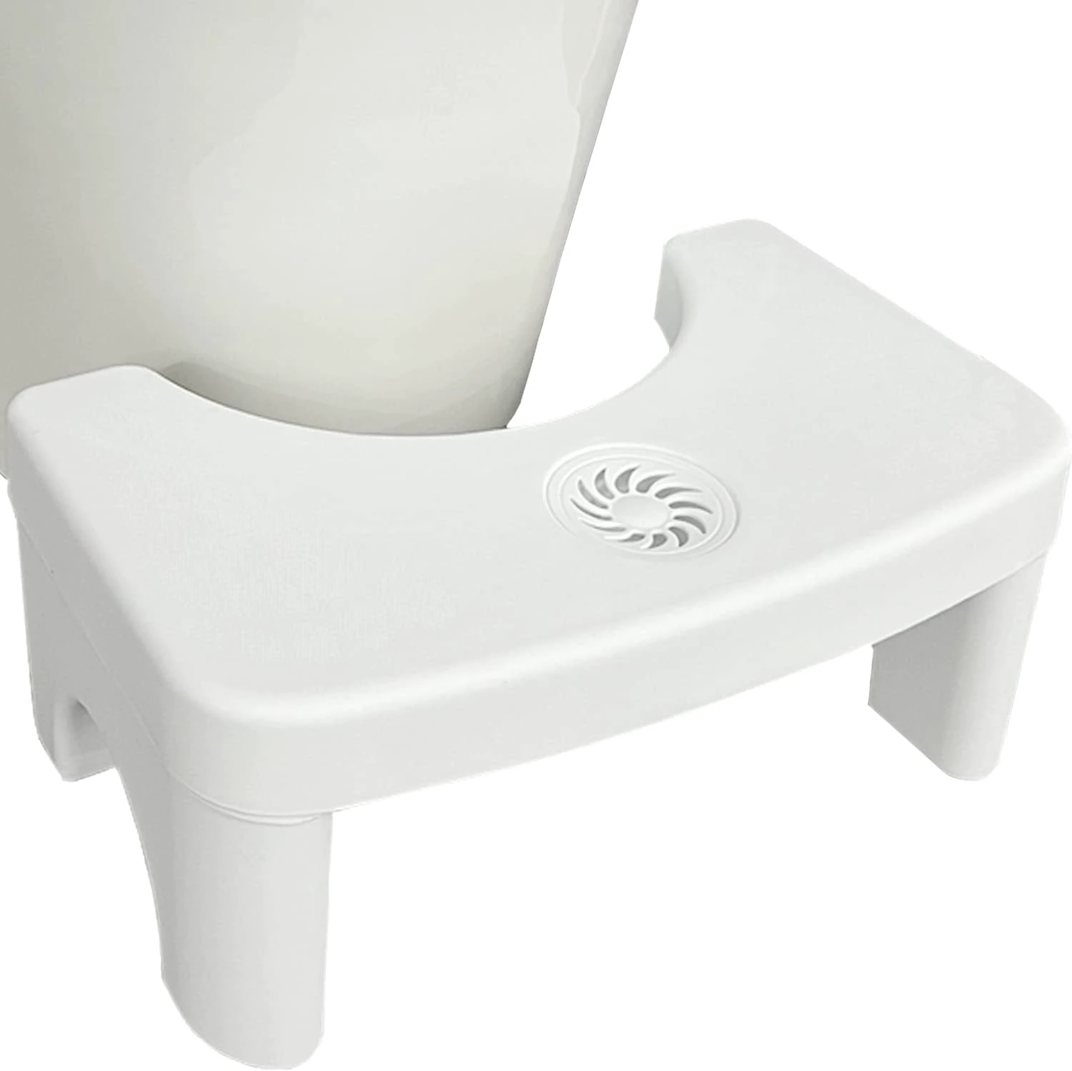 Poop Stool Adult, Toilet Stool, Sturdy Toilet Step Stool, Bathroom Squat Stool,7-inch Height, Compact Squatting Stool Save Space with Fragrance Position, Easy to Wash Modern