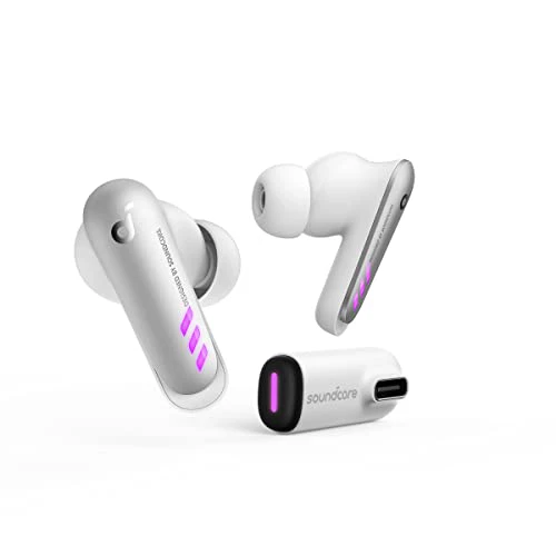 Soundcore VR P10 Gaming Earbuds-Low Latency, Meta Officially Co-branded, Dual Connection, 2.4GHz Wireless, USB-C Dongle Included-Compatible with Meta Quest 2, Steam Deck, PS4, PS5, PC, Switc