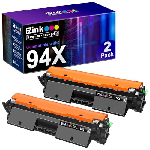 E-Z Ink Compatible Toner Cartridge Replacement for HP 94X CF294X 94A CF294A High Yield to Use with Laserjet M118dw M148dw M148fdw M149fdw M118 M148 (Black, 2 Pack)