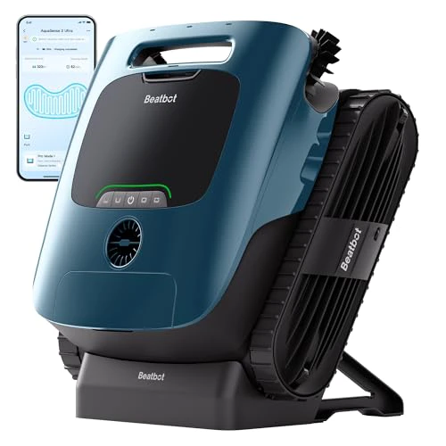 Beatbot AquaSense 2 Ultra Cordless Robotic Pool Cleaner for Complex Pools, Pool Mapping with AI Camera, 5-in-1 Cleaning, Smart Surface Parking, Pool Skimmer, Water Clarification – Prussian B